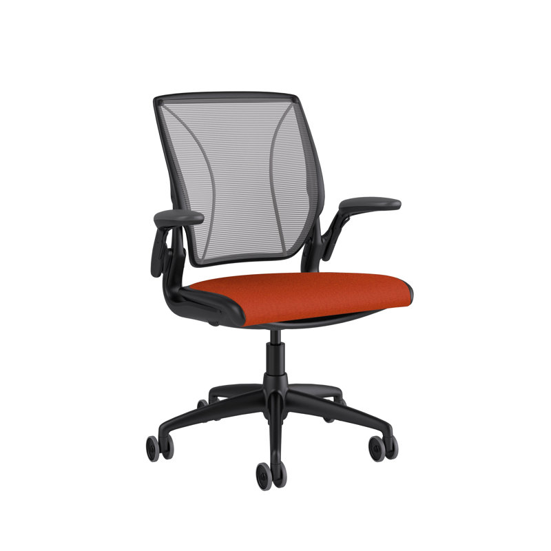 Chaise de travail diffrient world, Graphite / argent, Graphite / argent, Noir