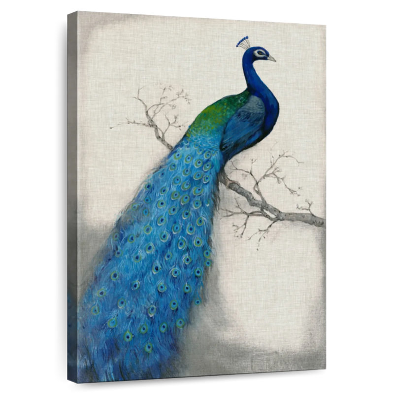 Brampt Peacock Blue I, 24" H x 16" W