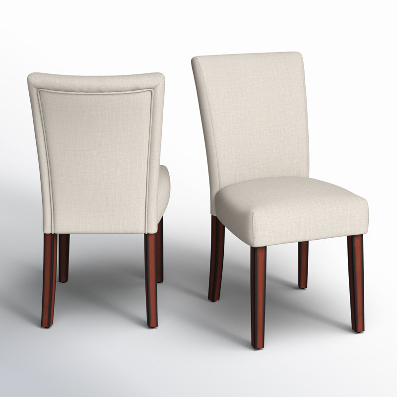 Chaise d'appoint rembourrée Lancaster, Lin beige