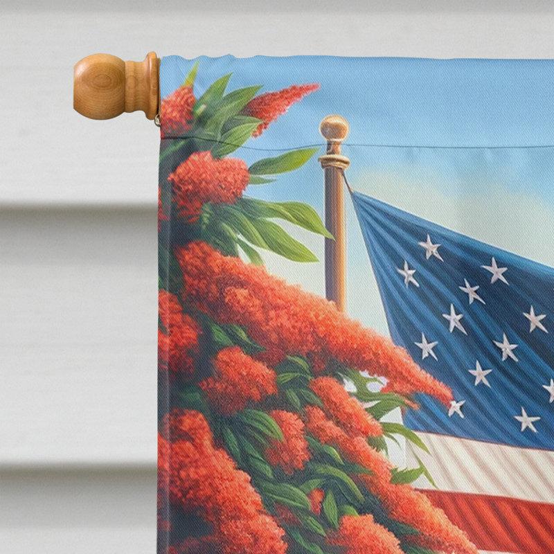Drapeau «All American House», Pitbull terrier orange