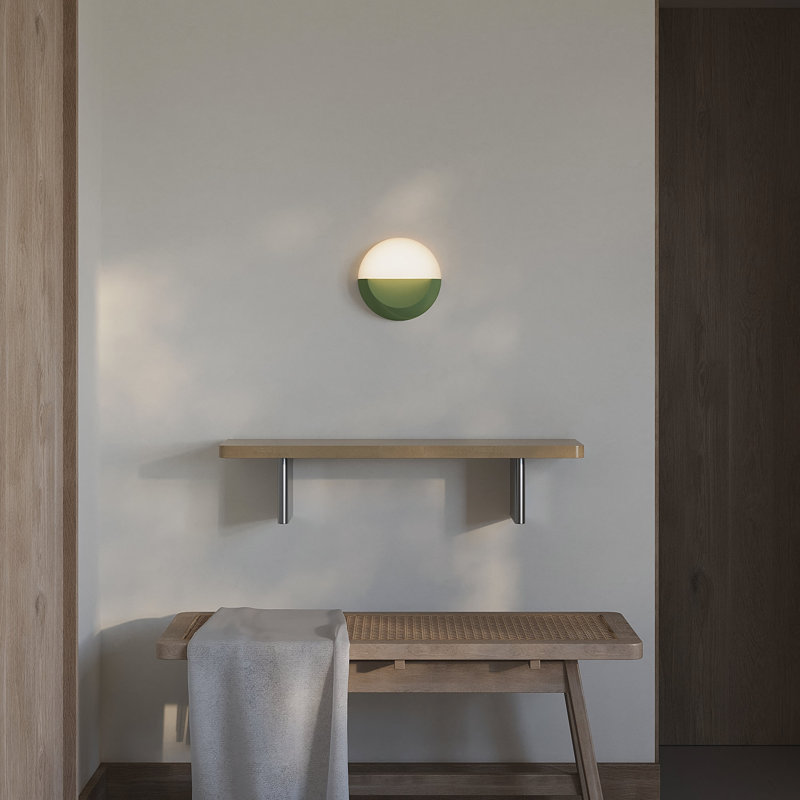 Proton Wall Sconce, Olive
