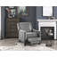 Fauteuil inclinable à pression, gris-1387841769