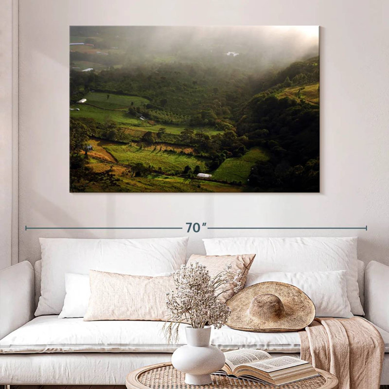 Ravi Volcan Baru Fields, 34" H x 51" W