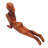 Cobra Yoga Pose Wood Statuette