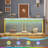 70.9" Marble Veined Table Top 2-Tier Console Table Sofa Table with Open Storage and LED Light