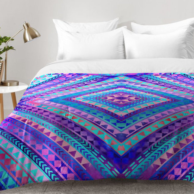 Ensemble d'édredon Jacqueline Maldonado, Édredon pour lit simple TG + 1 taie décorative