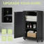 Armoire de salle de bain d'angle avec tablette réglable-1831141297