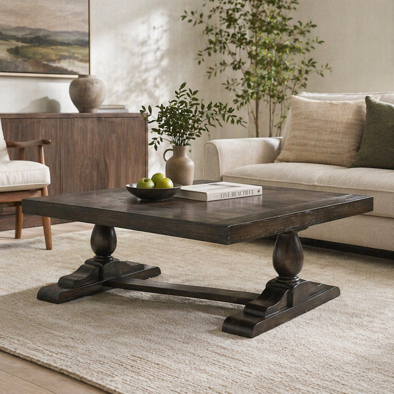 Table basse en bois massif 52 po