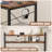  50.1'' Corner Desk L Shaped Gaming Desk With Power Outlet And Led Lights-167272665