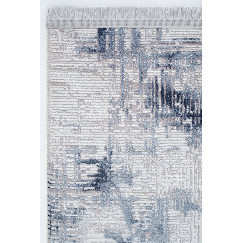 Dazmond Abstract Machine Made Indoor / Outdoor Area Rug, Rectangle 5'3" x 6'7"
