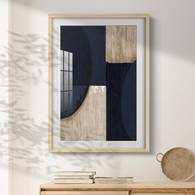 Navy Reflections -Framed Print