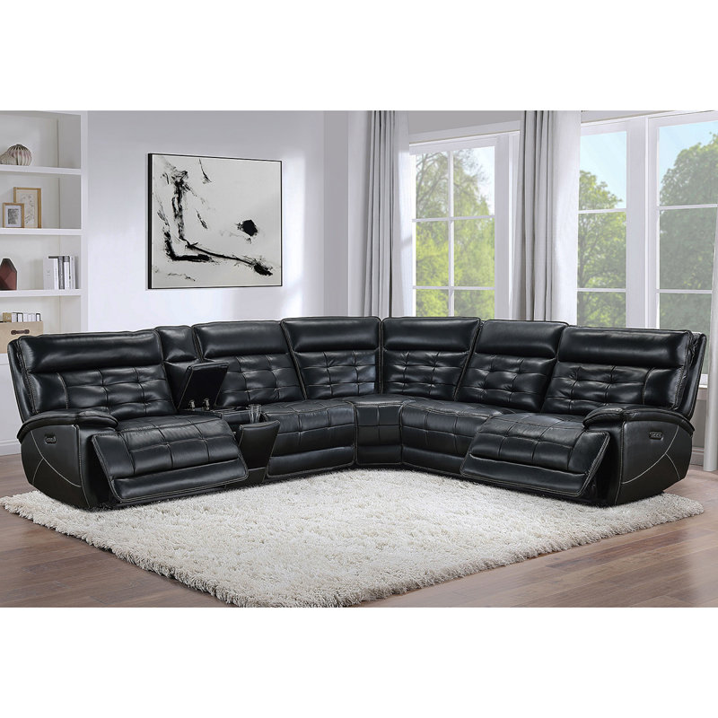 Canapé modulaire inclinable électrique double Hayden