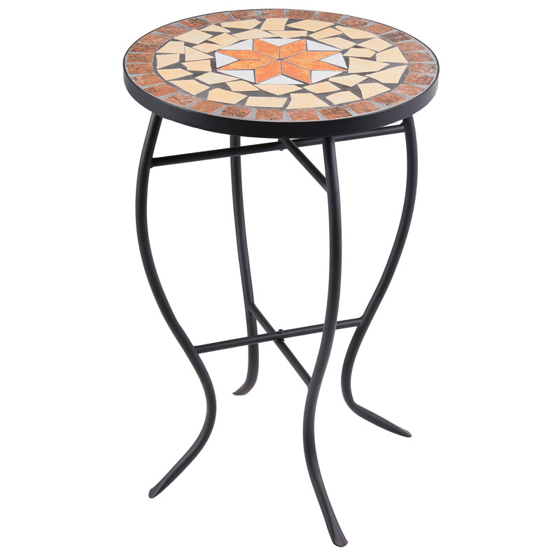 Bribie Patio Side Table, Maple