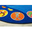 Tapis bleu touffeté Noah's Voyage Literacy-50259939
