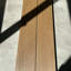 Planches de terrasse en PVC brun, terrasse en composite imperméable pour une utilisation extérieure