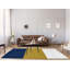 Tapis bleu marine/or/blanc à tissé plat Milwaukee-49023741