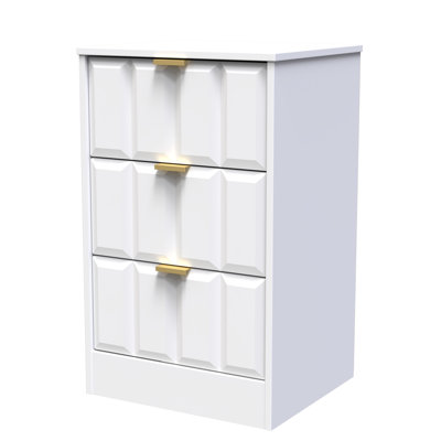 Arnesto 45cm W Manufactured Wood Bedside Table
