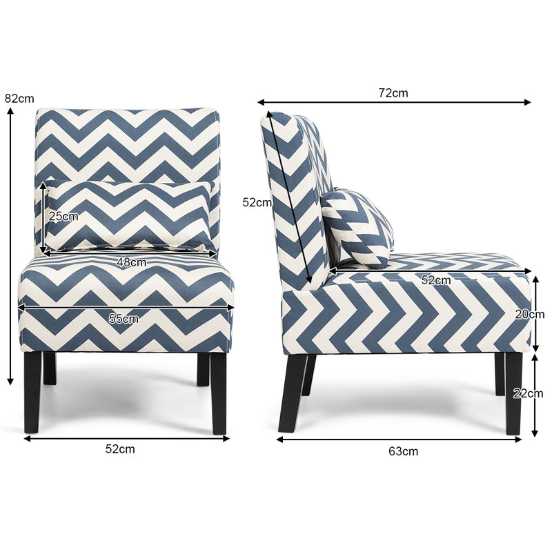 Upholstered Linen Parsons Chair