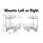 Glidez 2‑Tier Pull‑Out Storage Organizer for Under Sink or Cabinet Use with Removable PEVA Liners-1090854786-1090854787