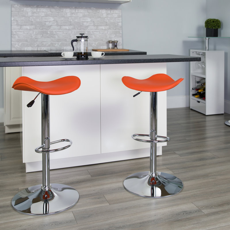Tabouret de bar Tristan, Orange