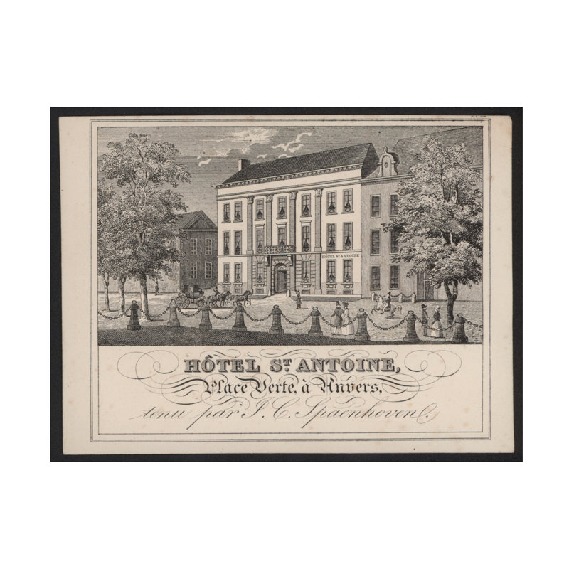 «European School Hotel St Antoine, Anvers», Anvers, H 14 po x l 19 po