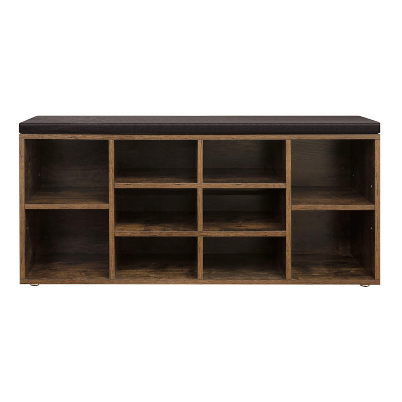 10 Pair Shoe Storage Bench