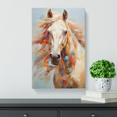 Pony Impressionism - Wrapped Canvas