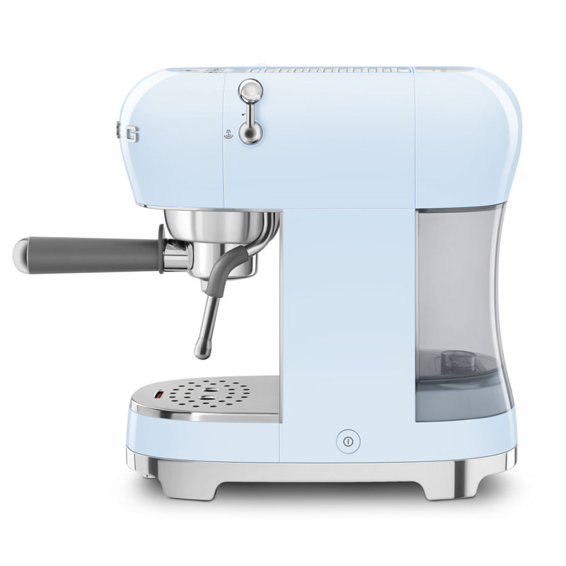 Manual Espresso Machine, Pastel Blue