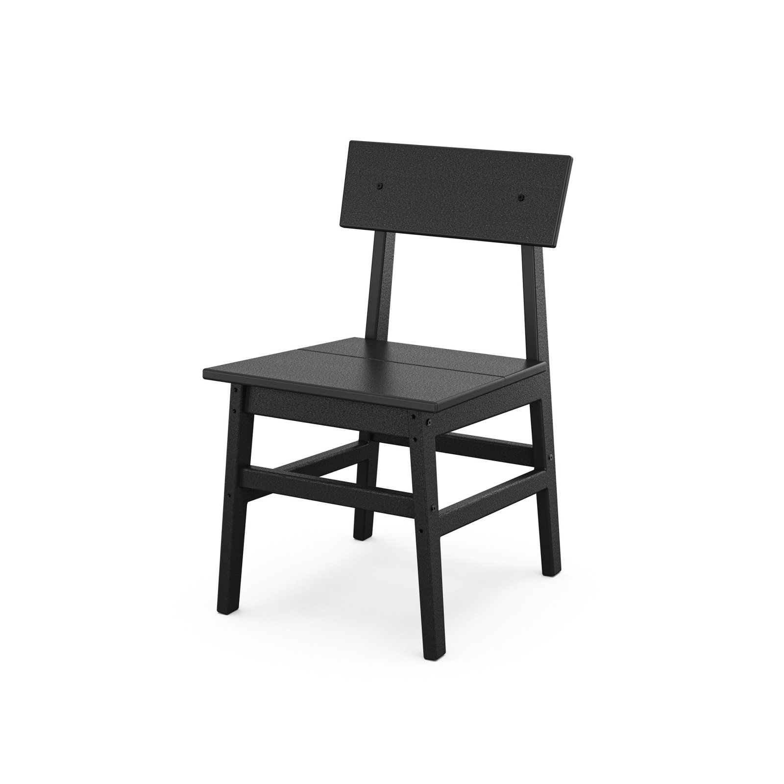 Patio Side Chair, Black