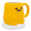 Tasse en céramique sculptée «Lazy Egg» Sanrio Gudetama | Peut contenir 20 onces