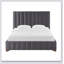 Dark Grey Queen Bed
