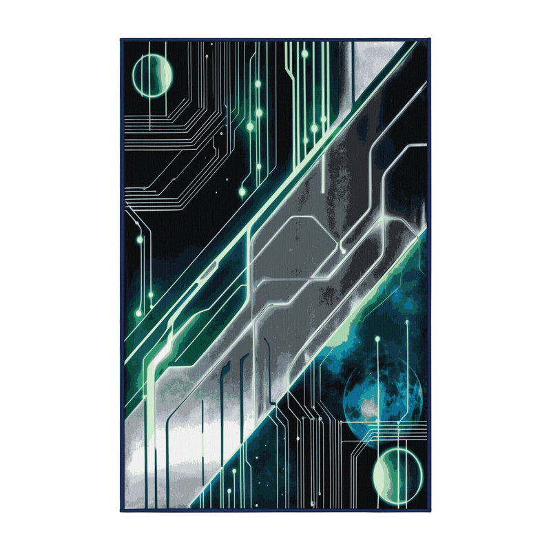 Stellar Realm Rug, Rectangle 2' x 3'