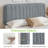 Upholstered, Assembly-Free Cashmere Yarn-Dyed Linen Headboard Compression-118760706-118760709