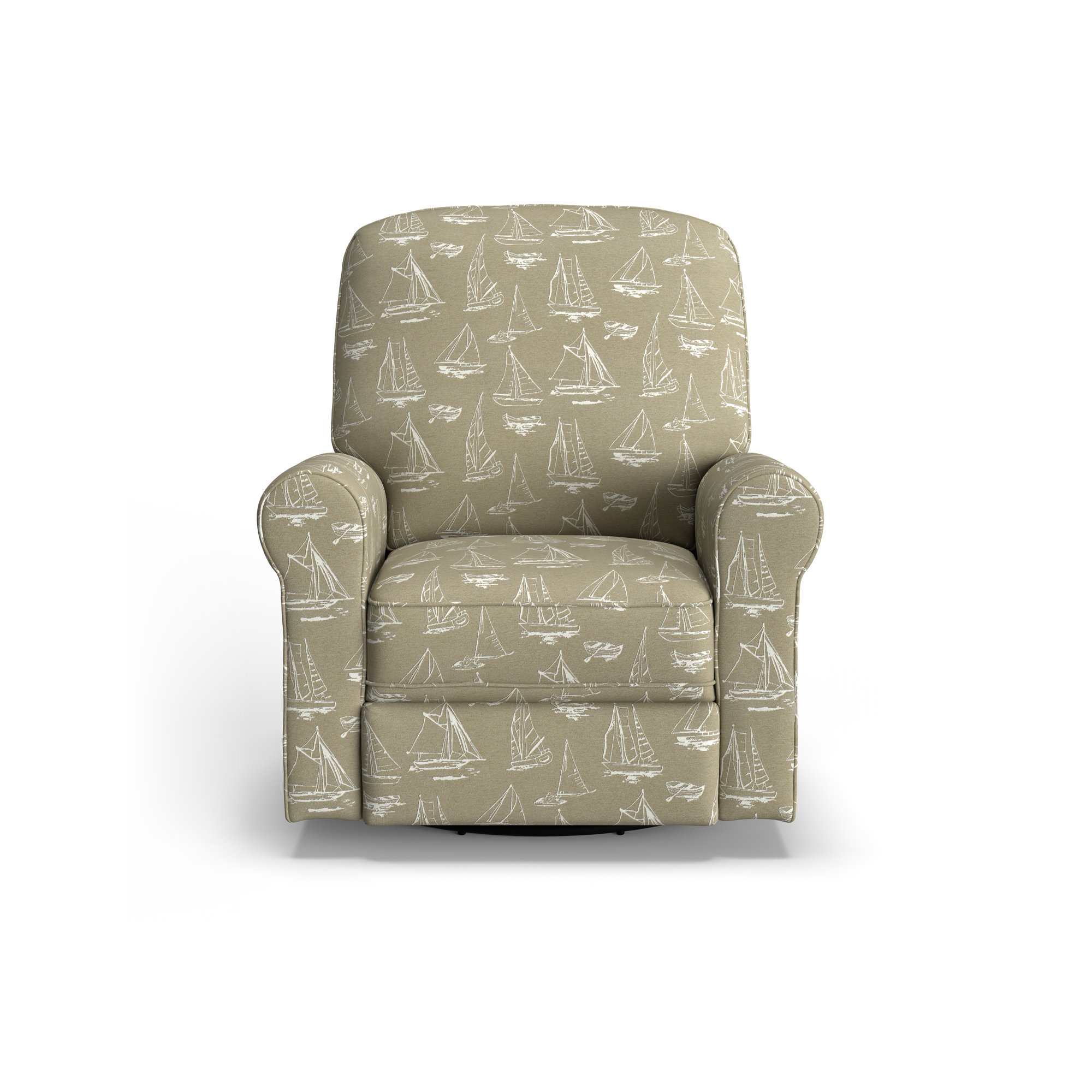 Anastasia Power Recliner, Below Deck Linen Nautical Performance
