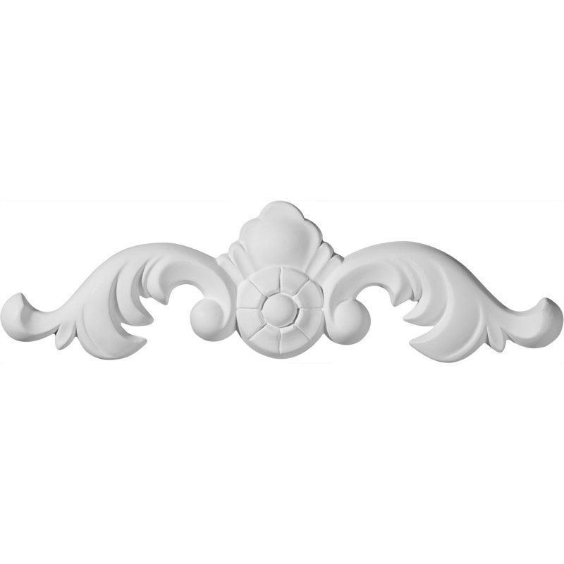 Daniela 2.5'' H x 9'' W x 0.75'' D Urethane Onlay Scroll