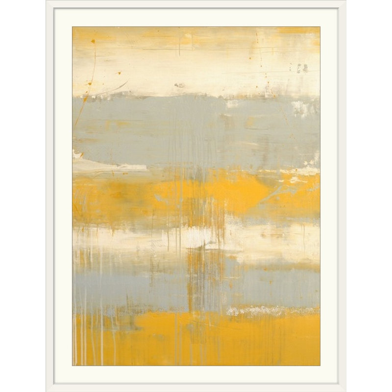Reproduction d'art graphique, Cadre blanc, H 38 po x l 30 po x P 1 po