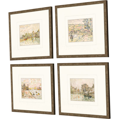 Ensemble de 4 petits paysages Ashonti