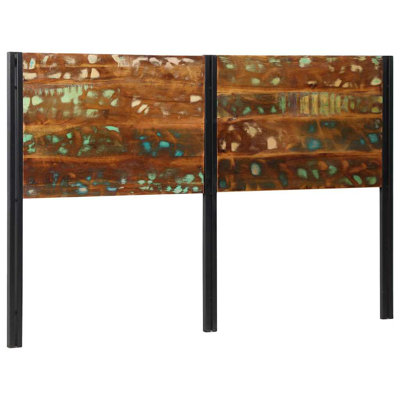 Solid Wood Iron Headboard