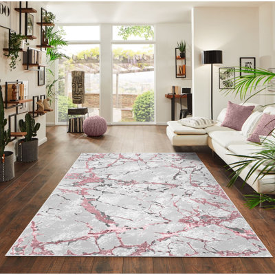 Rectangle Marble Area Rug