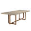 DAK Solid Wood Base Dining Table
