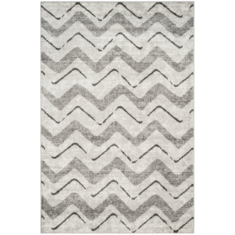 Adirondack Performance Chevron Rug, Rectangle 6' x 9'