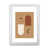 White Framed