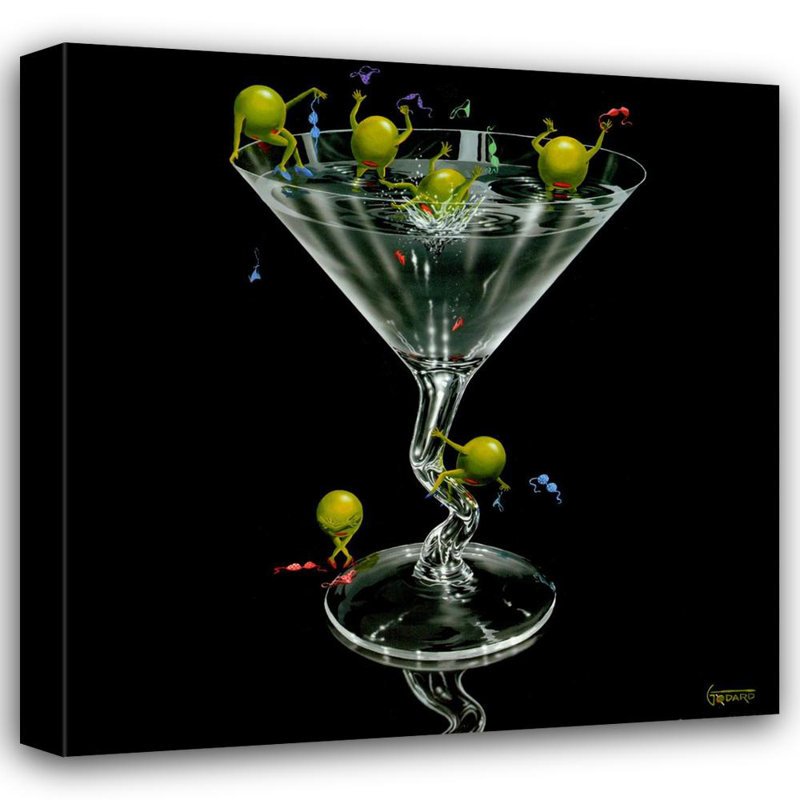 Olives Gone Wild IMA-G482b, 20'' H x 20'' W