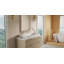 Lavabo de salle de bain vasque rectangulaire en résine blanc mat 39,3 "x 18,8" Badeloft WB-05-XL-M-35943775