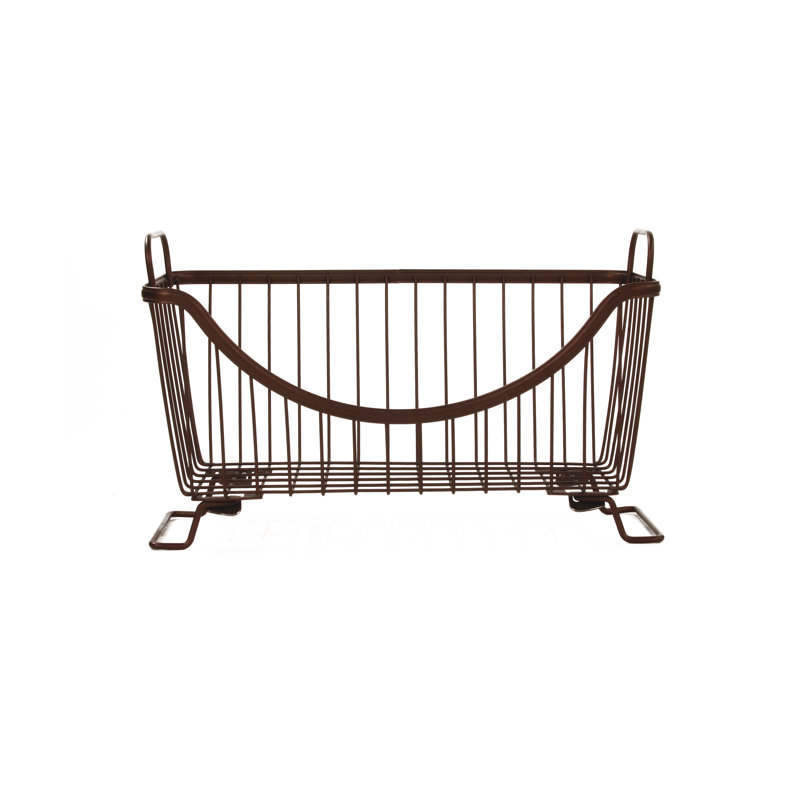 Panier en fil métallique Albie, Bronze