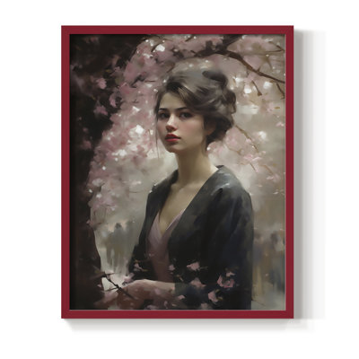 Reproduction encadrée WOMEN Series CDLxxv - bois massif