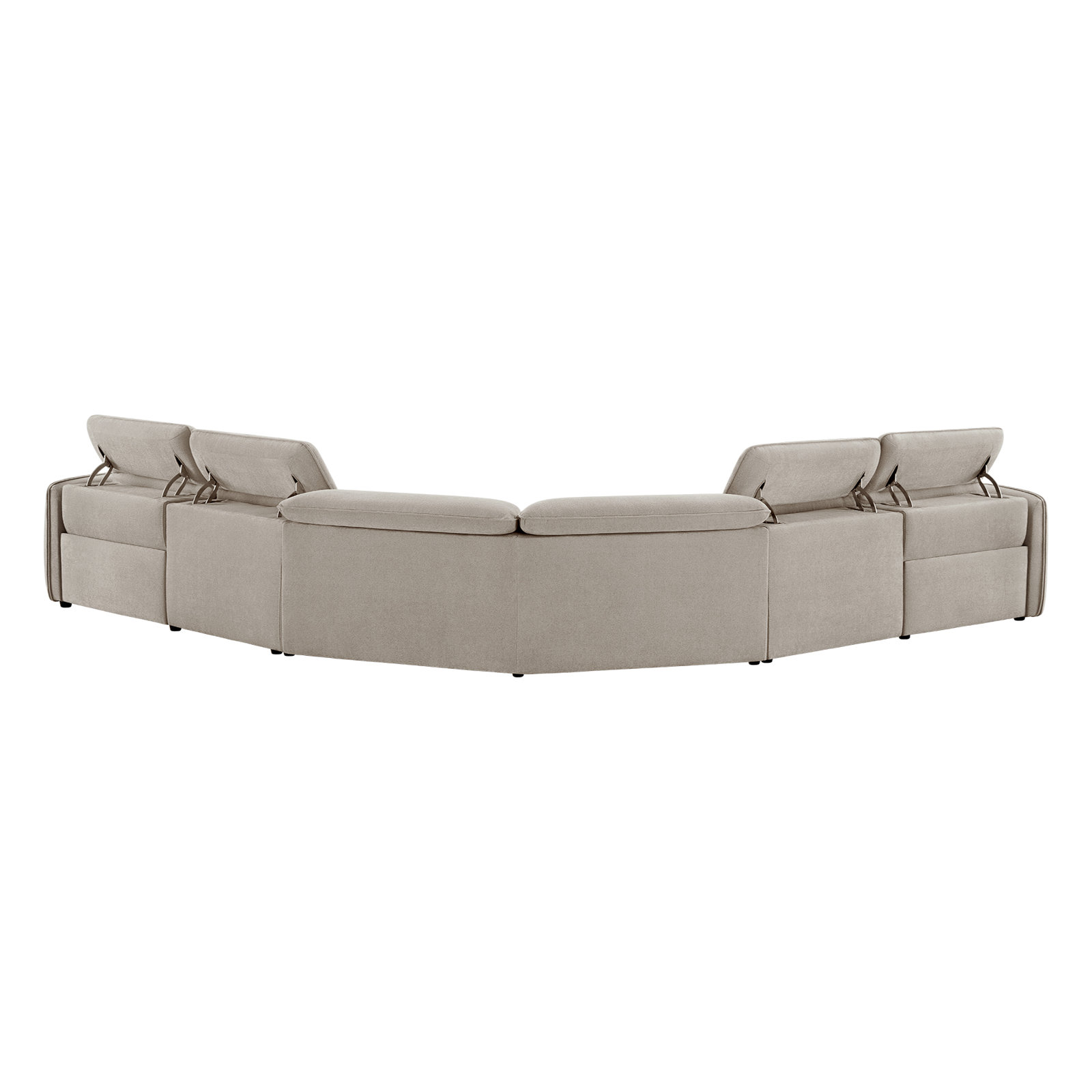 Bayne Upholstered L-Sectional, Elite Sand Chenille