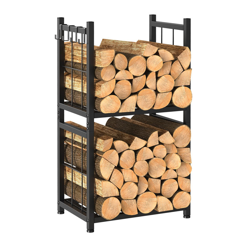 Amedio 44cm W Metal Log Rack