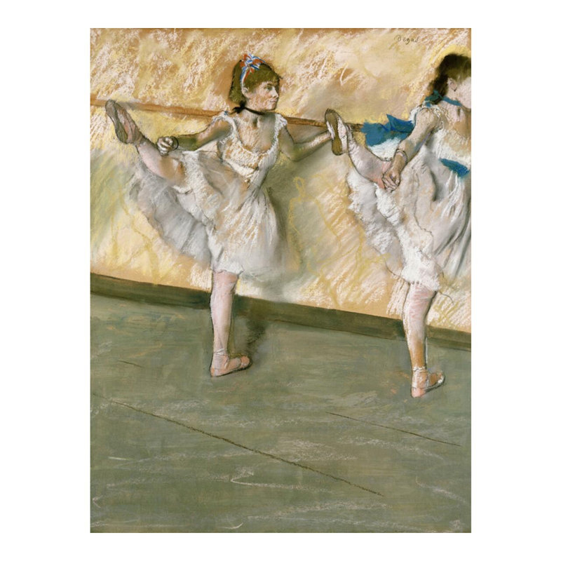 «Dancers at The Bar» par Edgar Degas - Estampe numérique, H 20 po x l 16 po