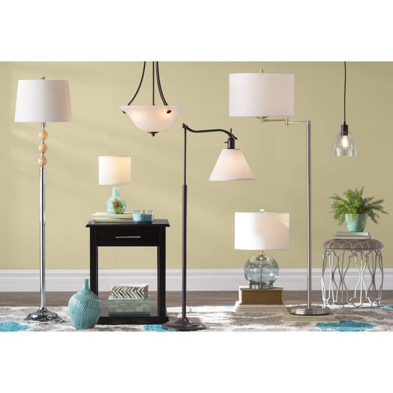 Olli 3 - Light Single Pendant, Marble/Oil Rubbed Bronze